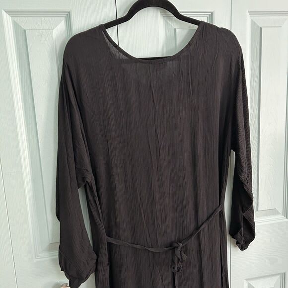 Thin Air Vtg Witchy Gauzey Maxi Dress Med Lagenlook Boho Whimsigoth - Picture 10 of 12